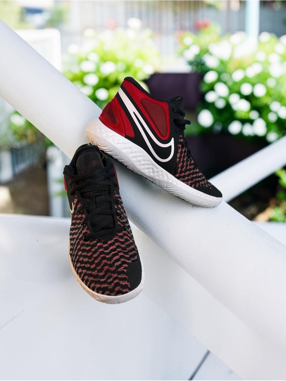 Nike KD Trey 5 VII Shoes Mens Size 8.5 Black Red Basketball Sneakers CK2090-002